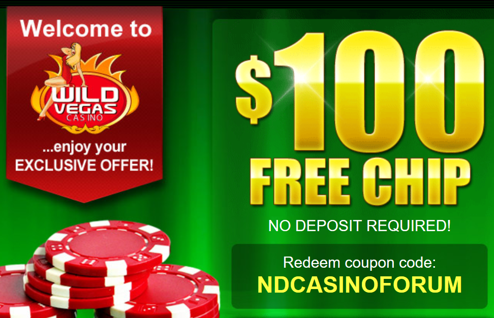 Wild Vegas Mobile Casino $100 Free No Deposit Bonus
